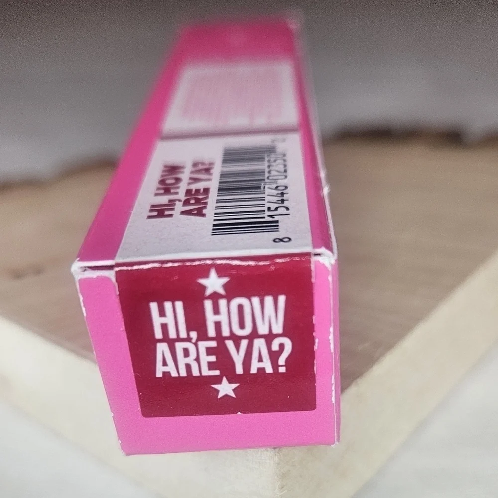 Jeffree Star Hi, How Are Ya Velour Liquid Lipstick Sparkle Glitter Bold Red NWT